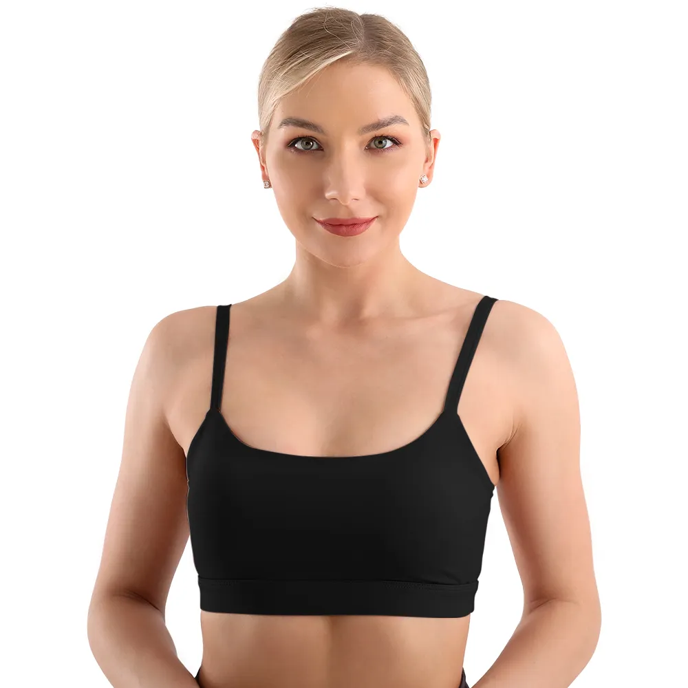 sexy ladies custom adjustable sports bra strappy high impact backless halter padded yoga sports bra top fitness for women