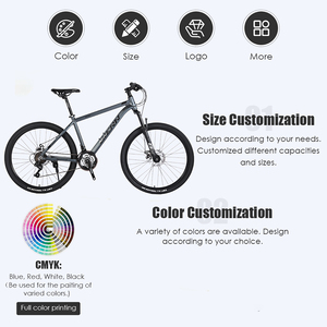 Bicicleta de Montaña al por Mayor de 26 Pulgadas con Cuadro de Aluminio, 21 Velocidades, Neumático con Cámara, Bicicleta MTB <span class=keywords><strong>Aro</strong></span> 26 para Hombres Adultos - Product Image 2
