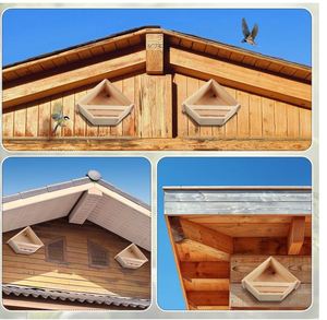 ไม้ซีดาร์กล่องทำรังนกพิราบบ้านนกพิราบสำหรับนกพิราบนอกสถานที่ทำรัง - Product Image 6