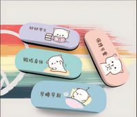 Étui à lunettes pour enfants de dessin animé, personnalisé, lettres mignonnes, haut de gamme, portable et résistant aux chocs