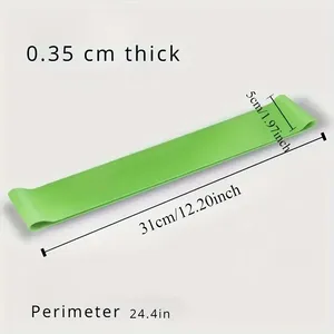 Tập thể dục Pilates tập thể dục ban nhạc Kit latex cao su vòng lặp cho cơ thể & mắt cá chân sức mạnh đào tạo Resistance Band Workout - Product Image 5