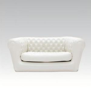 Sofá Inflable Doble Blanco, Sofá Inflable para Dos Personas, Comprar Sofá Chesterfield Inflable Blanco - Product Image 1