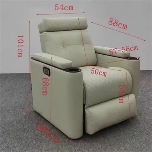 KISEN Équipement professionnel pour salon de manucure, fauteuil de pédicure inclinable, station de manucure, massage, caractéristiques beauté - Product Image 6