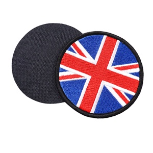 Wholesale Usa American Flag Hook and Loop Patch Manufacture Custom Flag Logo Embroidered <b>Badges</b> - Product Image 3