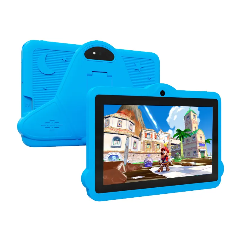 Venta al por mayor precio barato buena calidad MTK8321 Micro-Usb Quad Core Android 7 pulgadas Wifi niños educativo Tablet PC
