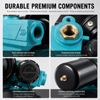 Pompe surpresseur d'eau domestique automatique mini, petite taille, auto-amorçante, eau chaude et froide, la plus vendue