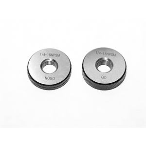 Conjunto de Medidores de Rosca NPSM de Tamanho Completo de 1/8" a 2" para Conexão Mecânica - Product Image 4