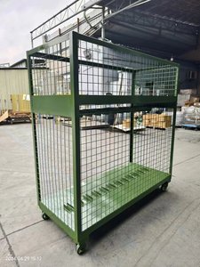 Chariot de stockage de pièces de vinasse d'emballage plat <span class=keywords><strong>à</strong></span> usage intensif personnalisé <span class=keywords><strong>étagère</strong></span> <span class=keywords><strong>en</strong></span> rack <span class=keywords><strong>à</strong></span> usage intensif - Product Image 5