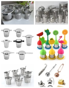 <span class=keywords><strong>Infusore</strong></span> per Tè in Acciaio Inox 304 <span class=keywords><strong>con</strong></span> Filtro a Maglia Extra Fine e Coperchio in Silicone per Teiera, <span class=keywords><strong>Tazza</strong></span>, Grado Alimentare - Product Image 4