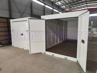 Matériau en acier Stockage préfabriqué Assemblage rapide Unités de stockage portables empilables pliables Conteneur de stockage libre-service