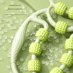 Sansd ที่นวดต้นขาแบบใช้มือถือบรรเทาอาการปวดที่<span class=keywords><strong>หนีบ</strong></span><span class=keywords><strong>ขา</strong></span>แบบลูกกลิ้งโยคะห่วงผ่อนคลายกล้ามเนื้อที่<span class=keywords><strong>หนีบ</strong></span>นวดขา - Product Image 3