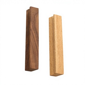 Tiradores y pomos de madera modernos hechos a mano, diseño redondo ligero para uso en interiores y exteriores - Product Image 4