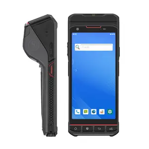 UNIWA V5P 5.5 Inch Handheld Restaurant Rugged Android PDA Mobile Built in Thermal Printer