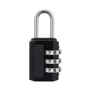 Candado combinado Zgudur Guanduo de aleación de zinc con 3 dígitos para puertas de armarios y bolsos, candado de viaje - Product Image 5