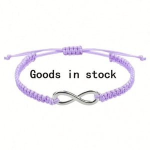 Wholesale Infinity Symbol Woven Friendship <b>Bracelet</b> <b>Adjustable</b> Braided Rope Number <b>Bracelets</b> for Couple Friends - Product Image 4