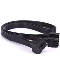 Cable Modular XPG ATADA de 600W, 90 Grados, PCIe 5.0, 12VHPWR Tipo 4, Cable de Alimentación para PSU, 2 Conectores de 8 Pines a 16 Pines ATX3.0, Compatible con RTX3090Ti RTX4090