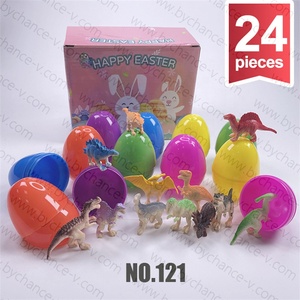Articles de remplissage pour paniers de Pâques, jouets en plastique variés (véhicules, dinosaures), bijoux pour filles, œufs surprise, jouets pas chers, cadeaux de fête pour enfants - Product Image 6