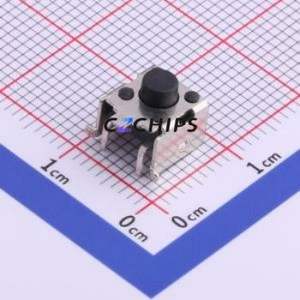 K2-1102HQ-D4CW-01 Tactile Switch SMD Switch 2.5N Horizontal Mount 7.5mm 7.5mm - Product Image 1