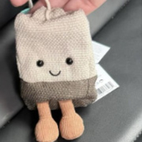 Peluche exclusive Jelly Cat UK, thème sachet de thé Jc, jouet en peluche amusant, poupée apaisante, cadeau d'anniversaire