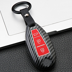 Carbon Sáng Bóng Sợi Xe <span class=keywords><strong>Key</strong></span> Bỏ Túi Nhỏ Gọn Silicone Tự Động Từ Xa Chính Trường Hợp Bìa Cho <span class=keywords><strong>Suzuki</strong></span> - Product Image 3