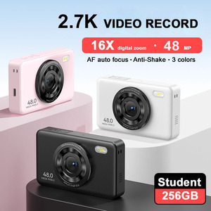 Appareil photo numérique pour enfants BENJIE A2S, <span class=keywords><strong>zoom</strong></span> 16x, 48MP, vidéo 2.7K, écran IPS 2,4 pouces, étanche, capture instantanée de selfie, mémoire SD, tendance - Product Image 3