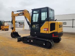 Miniexcavadora Sany SY55U de 5.5 toneladas, marca china, con rendimiento perfecto, excavadora de orugas, peso operativo de 5T, modelo Core - Product Image 4