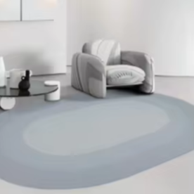 <span class=keywords><strong>Tapis</strong></span> <span class=keywords><strong>XXL</strong></span> en laine tissé à poils ras, antidérapant, résistant à la saleté, couleur unie beige, style Wabi Sabi, polyester, article vintage Maison - Product Image 3