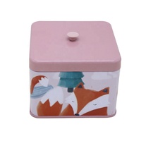 Vente en gros Offre Spéciale Logo personnalisé Boîte à café en étain, emballage carré en métal en fer blanc Récipient en étain pour le thé