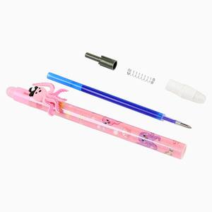 ปากกาเจลลบได้สำหรับเด็ก O&Q ขายส่ง หัวคู่ แบบรับความร้อน  วัสดุพลาสติก ขนาด 0.5 มม. หมึกสีดำ/น้ำเงิน ลายสัตว์ทะเล - Product Image 6