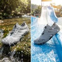 Chaussures aquatiques légères, durables, respirantes et à séchage rapide, conçues sur mesure en usine, avec design zéro drop, pour la marche et le fitness unisexe.
