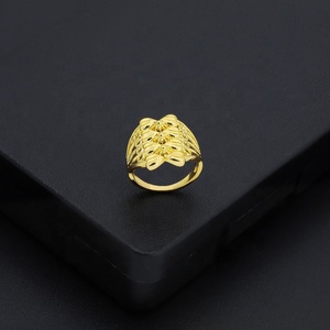 JXX Wholesale Fashionable Brass <b>Arab</b> <b>Ring</b> for Women Exaggerated Ethiopian Wedding Jewelry for Middle East Dubai Weddings - Product Image 3