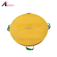 Tampon de support de pied de grue Uhmwpe robuste de 25 tonnes Plaque de support de grue 500x500 Tampon de support de grue Uhmwpe