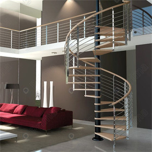 <span class=keywords><strong>Escalier</strong></span> en spirale extérieur à bas <span class=keywords><strong>prix</strong></span>, surface noire, facile à installer, <span class=keywords><strong>escalier</strong></span> rotatif - Product Image 3