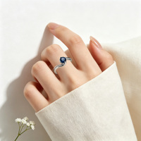 925 Silber Roségold-Plattierte Ringe für Damen Verlobung Hochzeit Jubiläum Kubisches Zirkonia Glänzendes Design Großhandel Modeschmuck