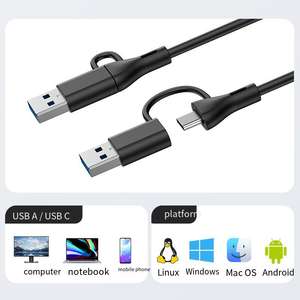 Barre de son pour moniteur USB, batterie, ordinateur de bureau, téléphone portable, support à clip, AUX/XLR, EZCast, AirPlay, 200-500 mAh, 5-10 W, 2 pièces, maison - Product Image 5