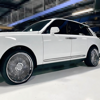 Jantes SUV 5x114.3, jantes forgées, 20-26 pouces, jantes multi-rayons, finition argent brillant pour BMW, Land Rover, Rolls-Royce, Nissan, Mercedes-AMG