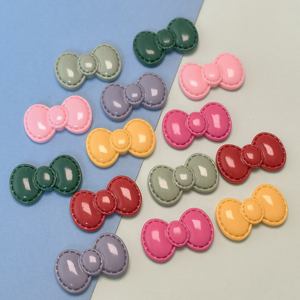 100 Uds Mini Kawaii <span class=keywords><strong>resina</strong></span> mariposa arco FlatBack cabujones álbum de recortes Diy uñas fiesta horquilla accesorios decoración del hogar artesanía - Product Image 1