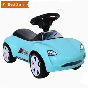 Istaride Children's Four-wheel Walking Aid with Music Baby Coaster Four-wheel Toy Rocking Yo Yo Bike for Kids Tricycle Kid Car