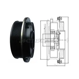 OE 88310-06330 132/110 7PK 35*52*12 6SEU14C automatic ac compressor Magnetic clutch AC.106.504 for TOYOTA Camry 2.0 2006