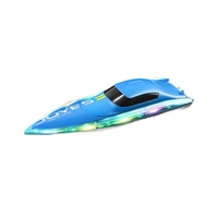 4DRC S7 2.4G Lancha Rápida Eléctrica con Doble Motor y Luces de Colores para Niños de 7 a 14 Años, Regalo para el Día del Niño