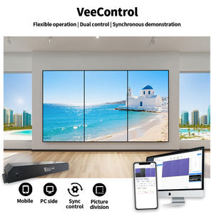 Veeluame Mur vidéo LCD mural intérieur avec prise en charge d'animations, construction robuste, CMS basé sur le cloud, anti-traces <span class=keywords><strong>de</strong></span> doigts - Product Image 3