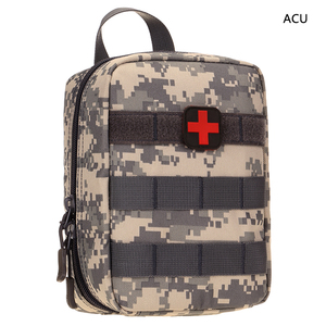 Bolsa de Almacenamiento con Cierre para Kit Médico de Emergencia y Supervivencia al Aire Libre, Bolsa de Primeros Auxilios Pequeña para Entrenamiento, Bolsa Médica Táctica - Product Image 3