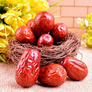 中国のナツメの日付果物の日付ドライフルーツ赤いナツメの果物の乾燥した日付
