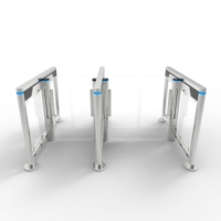 Torniquete Automático Biométrico de Alta Velocidad con Reconocimiento Facial, Control de Acceso RFID, Acero Inoxidable, IP65, para Entrada de Edificios de Oficinas