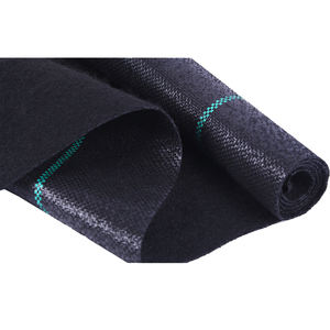 Copertura del terreno in plastica pacciame di plastica nera copertura del terreno da giardino tessuto erbaccia tappetino barriera - Product Image 4