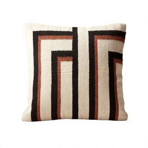 Housse de coussin décorative bohème, housse de coussin tissée à la main, taie d'oreiller bohème, décoration d'intérieur bohème, housse de coussin tissée à la main - Product Image 1