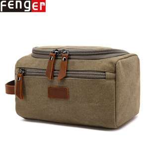 Toiletry <b>Bag</b> Large Capacity Multi Functional Rectangle Blue With Detachable Handle For Home Storage - Product Image 5