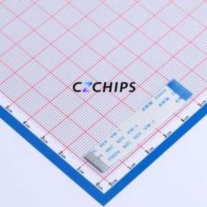 FC-0.5A-20P-50mm FFC Cable (Flexible Flat Cable) P=0.5mm Connector 20P 0.5mm 0.3mm Reverse - Product Image 1