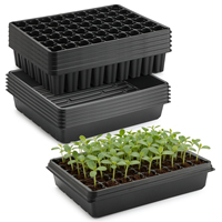 RooTrimmer Lot de 5 plateaux de semis et 5 plateaux de semis à 54 alvéoles pour la germination des graines et la propagation des plantes