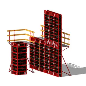 TECON調節可能な鉄骨フレーム型枠柱壁コンクリート金型さまざまなサイズのテクニカルサポート販売